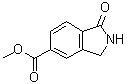 1-Oxo-2,3-dihydro-1H-isoindole-5-carboxylic acid methyl ester molecular structure (CAS 926307-72-4)