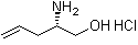 (2S)-2-Amino-4-penten-1-ol hydrochloride (1:1) molecular structure (CAS 926660-03-9)