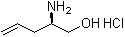 (2R)-2-Amino-4-penten-1-ol hydrochloride (1:1) molecular structure (CAS 926660-30-2)