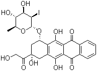 Annamycin molecular structure (CAS 92689-49-1)