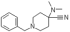 4-(Dimethylamino)-1-(phenylmethyl)-4-piperidinecarbonitrile molecular structure (CAS 92703-36-1)
