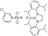 PEPPSI(TM)-SIPr 催化剂分子结构 (CAS 927706-57-8)