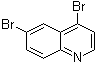 4,6-Dibromoquinoline molecular structure (CAS 927801-13-6)