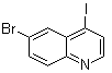 6-Bromo-4-iodoquinoline molecular structure (CAS 927801-23-8)
