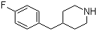 4-(4'-Fluorobenzyl)piperidine molecular structure (CAS 92822-02-1)
