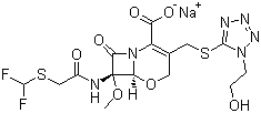 Flomoxef sodium molecular structure (CAS 92823-03-5)