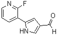 5-(2-Fluoro-3-pyridinyl)-1H-pyrrole-3-carboxaldehyde molecular structure (CAS 928325-26-2)