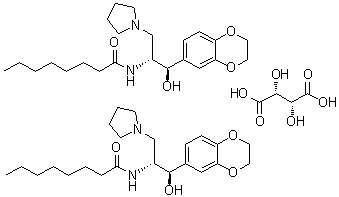 structure of CAS# 928659-70-5, Eliglustat tartrate