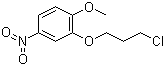 structure of CAS# 92878-95-0, 2-(3-Chloropropoxy)-1-methoxy-4-nitrobenzene
