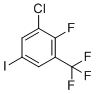 1-Chloro-2-fluoro-5-iodo-3-(trifluoromethyl)benzene molecular structure (CAS 928783-87-3)