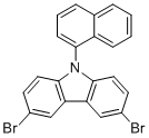 3,6-Dibromo-N-(1-naphthalenyl)carbazole molecular structure (CAS 929103-28-6)
