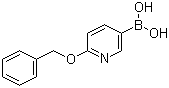 结构式 CAS# 929250-35-1, 2-苄氧基吡啶-5-硼酸; 6-苄氧基吡啶-3-硼酸