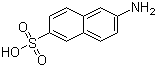 2-萘胺-6-磺酸分子结构 (CAS 93-00-5)
