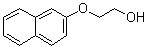 结构式 CAS# 93-20-9, 2-(2-萘基氧基)乙醇