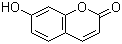 structure of CAS# 93-35-6, 7-Hydroxycoumarin;Umbelliferone; 7-Hydroxy-2H-1-benzopyran-2-one