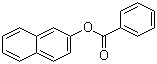结构式 CAS# 93-44-7, 苯甲酸萘酚酯; 苯甲酸-2-萘酯