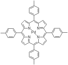 5,10,15,20-Tetra(4-methylphenyl)-21H,23H-porphine palladium molecular structure (CAS 93058-51-6)