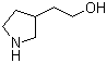 structure of CAS# 931-44-2, 3-Pyrrolidineethanol