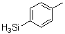 1-甲基-4-硅烷基苯分子结构 (CAS 931-70-4)