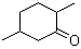 2,5-二甲基环己酮分子结构 (CAS 932-51-4)