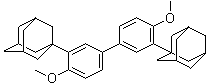 结构式 CAS# 932033-57-3, 1,1'-(4,4'-二甲氧基[1,1'-联苯]-3,3'-二基)二金刚烷