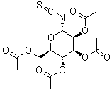 alpha-D-Mannopyranosyl isothiocyanate 2,3,4,6-tetraacetate molecular structure (CAS 93221-21-7)