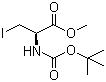 Boc-3-Iodo-L-alanine methyl ester molecular structure (CAS 93267-04-0)