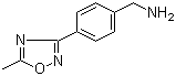 4-(5-Methyl-1,2,4-oxadiazol-3-yl)benzylamine molecular structure (CAS 932742-86-4)