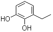 3-乙基邻苯二酚分子结构 (CAS 933-99-3)