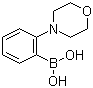 结构式 CAS# 933052-52-9, 2-吗啉苯硼酸; [2-(4-吗啉基)苯基]硼酸