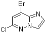 8-Bromo-6-chloroimidazo[1,2-b]pyridazine molecular structure (CAS 933190-51-3)