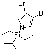 3,4-Dibromo-1-[tris(1-methylethyl)silyl]-1H-pyrrole molecular structure (CAS 93362-54-0)