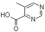 5-甲基-4-嘧啶羧酸分子结构 (CAS 933683-35-3)