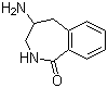 4-Amino-2,3,4,5-tetrahydro-1H-2-benzazepin-1-one molecular structure (CAS 933717-20-5)