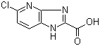 structure of CAS# 933750-74-4, 5-Chloro-1H-imidazo[4,5-b]pyridine-2-carboxylic acid