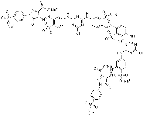 活性黄 179分子结构 (CAS 93376-16-0)