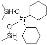1,1,5,5-Tetramethyl-3,3-dicyclohexyltrisiloxane molecular structure (CAS 933761-44-5)