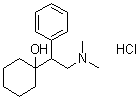 1-[2-(Dimethylamino)-1-phenylethyl]cyclohexanol hydrochloride molecular structure (CAS 93413-82-2)