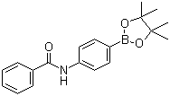 [4-(Benzoylamino)phenyl]boronic acid pinacol ester molecular structure (CAS 935660-75-6)