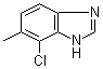structure of CAS# 935873-40-8, 7-Chloro-6-methyl-1H-benzimidazole