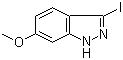 structure of CAS# 936138-17-9, 3-Iodo-6-methoxy-1H-indazole