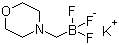 structure of CAS# 936329-94-1, Potassium trifluoro(4-morpholinylmethyl)borate
