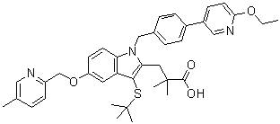 Fiboflapon molecular structure (CAS 936350-00-4)