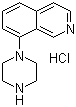 8-(1-Piperazinyl)isoquinoline hydrochloride molecular structure (CAS 936643-79-7)