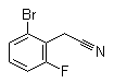 2-Bromo-6-fluorobenzeneacetonitrile molecular structure (CAS 936693-22-0)