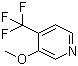 3-甲氧基-4-三氟甲基吡啶分子结构 (CAS 936841-72-4)