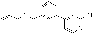 4-(3-(Allyloxymethyl)phenyl)-2-chloropyrimidine molecular structure (CAS 937273-29-5)
