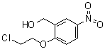 2-(2-氯乙氧基)-5-硝基苯甲醇分子结构 (CAS 937273-30-8)