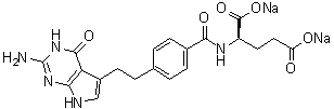 D-Pemetrexed disodium molecular structure (CAS 937370-10-0)