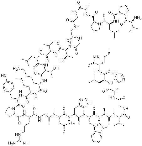 structure of CAS# 93755-85-2, Gastrin-releasing peptide (human);Human gastrin releasing peptide (1-27); Human gastrin-releasing peptide